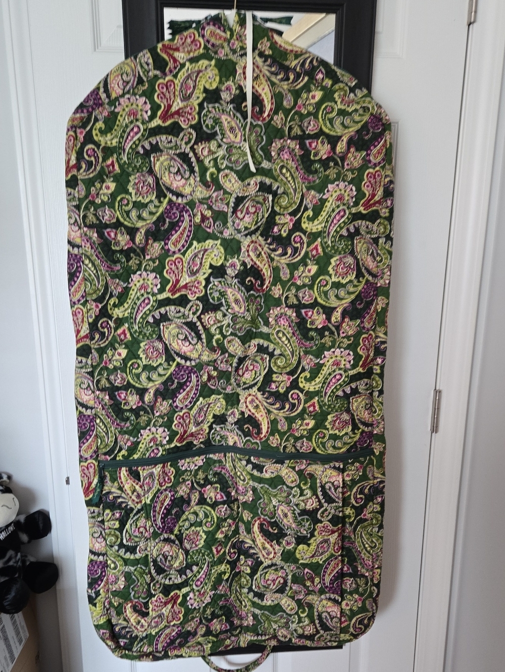 Vera Bradley Green Paisley Travel Garment Bag